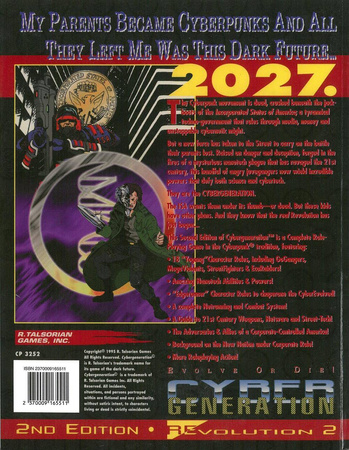 Cyberpunk Cybergeneration 2027