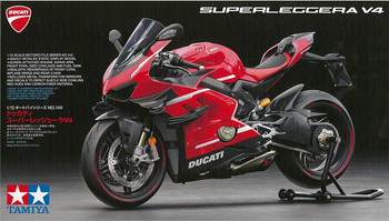 Tamiya 14140 Ducati Superleggera V4 model plastikowy do sklejenia i pomalowania