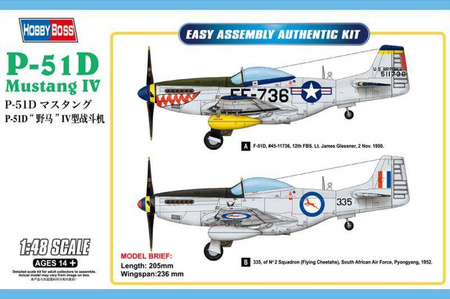 Hobby Boss 85806 P-51D Mustang IV