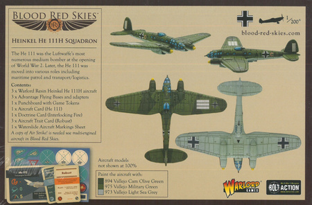 Blood Red Skies Heinkel HE 111H Squadron