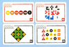 Łamigówka - Logic Cards - zestaw niebieski