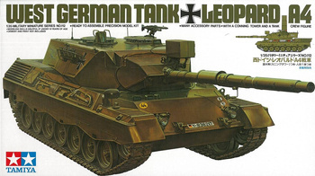 Tamiya 35112 West German Tank Leopard I A4 model plastikowy do sklejenia i pomalowania
