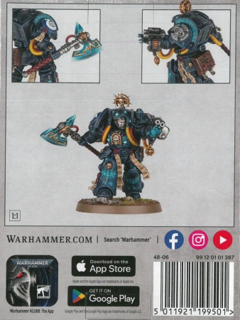 Space Marines Librarian in Terminator Armour