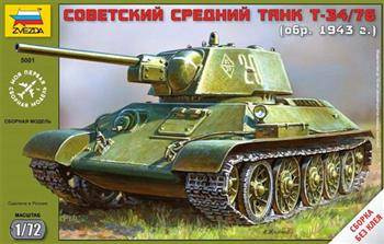 Zvezda 5001 T-34/76 mod. 1943