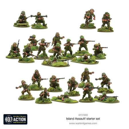 Bolt Action Island Assault! Starter Set - zestaw startowy