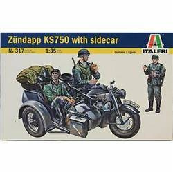 Italeri 0317 Zundapp KS750 with sidecar