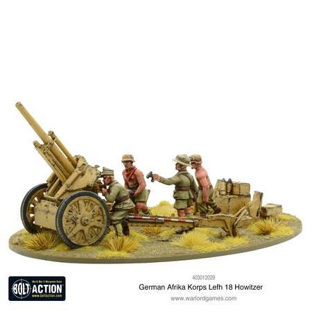 Bolt Action German Afrika Korps LeFH 18 10,5cm medium artillery