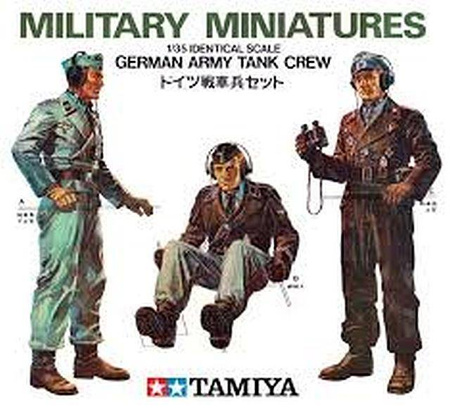 Tamiya 35001 German army tank crew