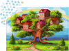 Puzzle 1000 el. Enjoy 2053 Domki na drzewie