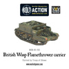 Bolt Action WWII British Wasp flamethrower carrier