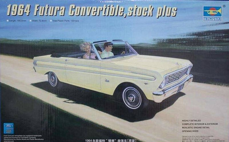 Trumpeter 02509 1964 Futura Convertible, stock +