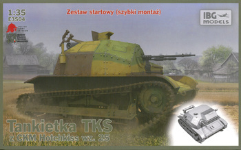 IBG E3504 TKS z CKM Hotchkiss wz. 25 szybki montaż