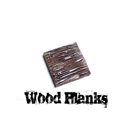 Wood planks rolling pin - wałek z teksturą drewna