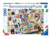 Puzzle 2000 elementów Kolekcja Znaczków Pocztowych (Ravensburger)