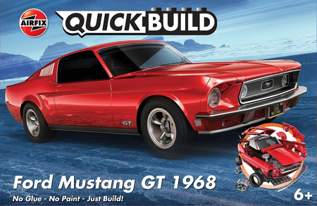 Airfix Quickbuild Ford Mustang GT 1968 model z klocków do złożenia