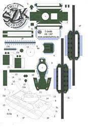 Model kartonowy Świat z Kartonu T-34/85