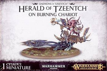 Daemons - Herald of Tzeentch on Burning Chariot