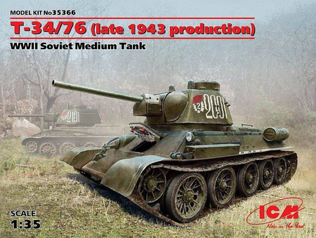 ICM 35366 T-34/76 (late 1943 production)