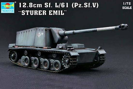 Trumpeter 07210 12,8cm Sf.L/61 Sturer Emil