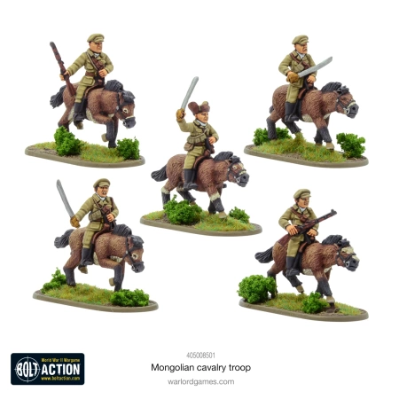 Bolt Action Mongolian Cavalry Troop