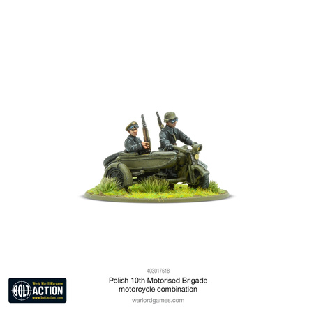 Bolt Action Polish 10th Motorized Brigade Motorcycle Combination