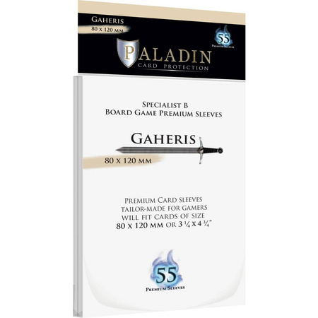 Koszulki ochronne Paladin Gaheris 80x120 mm Premium Specialist B