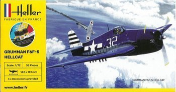 Heller 56272 Grumman F6F-5 Hellcat Starter Set