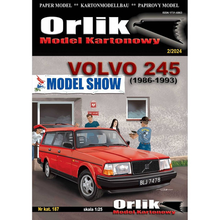 Orlik 163 – Koparka UNEX DH 411 - Model kartonowy