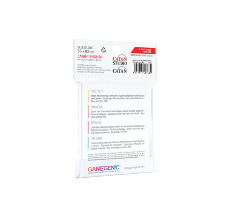 Koszulki planszowe Catan-Sized 56x82mm Matte
