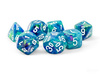Kości zestaw RPG Chessex 22546 Festive Waterlily / White Mega-hedral