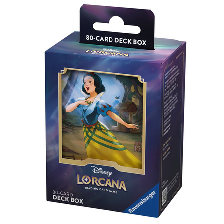 Pudełko na karty Deck Box Lorcana Snow White (Ravensburger)