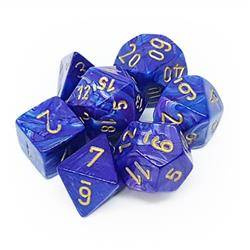 Kości zestaw RPG Lustrus Purple Chessex