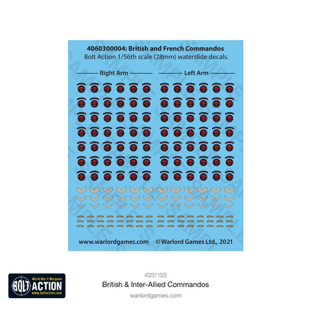 Bolt Action WWII British&Inter-Allied Commandos