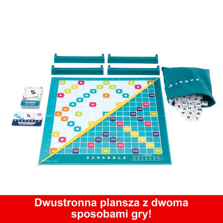 Scrabble 2 Gry W 1 (edycja polska) rodzinna gra planszowa