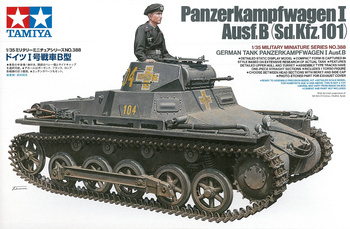 Tamiya 35388 Panzerkampfwagen I Ausf.B (Sd.Kfz.101) model plastikowy do sklejenia i pomalowania