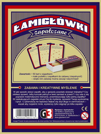 Łamigłówki zapałczane (50 zagadek)