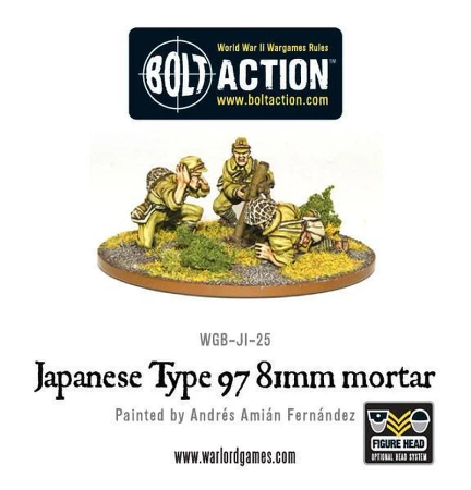 Bolt Action Imperial Japanese Army 81 mm Mortar Team