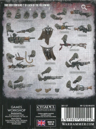 Necromunda Ash Wastes Nomads Weapons & Upgrades