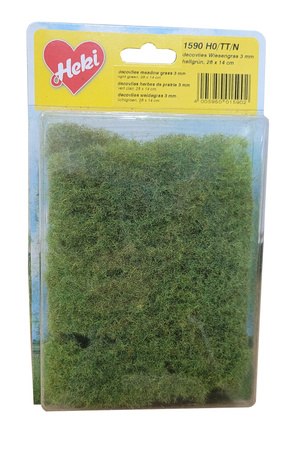 Heki 1590 Trawa elektrostatyczna wiosenna 3mm w postaci maty 28x14 cm