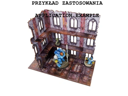 Micro Art H00186 Warhammer 40.000 WTC Imperial Terrain Footprint (6 pcs)