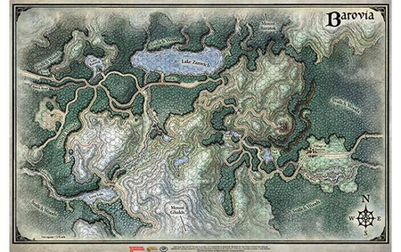 D&D Curse of Strahd Map Set / Klątwa Strahda zestaw map