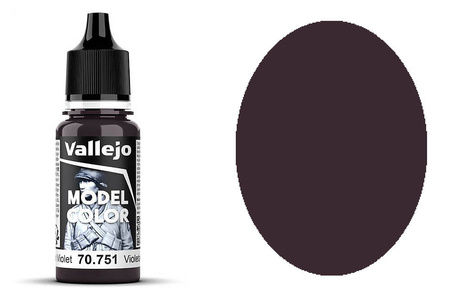Farba Vallejo Model Color 70751 54 Black Violet