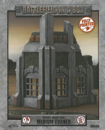 Battlefield In A Box BB598 Gothic Industrial Medium Corner