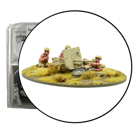 Bolt Action British 8th Army 2 pounder Anti-Tank Gun