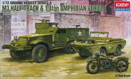 Academy M3 Half Track & 1/4ton Amphibian Vehicle