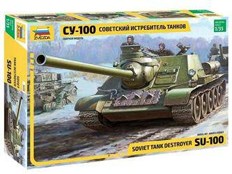 Zvezda 3688 SU-100 Soviet Tank Destroyer
