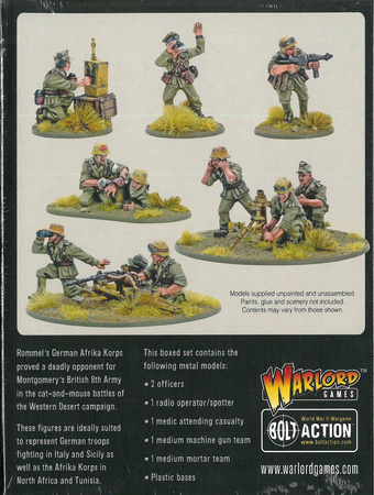 Bolt Action German Afrika Korps Support Group