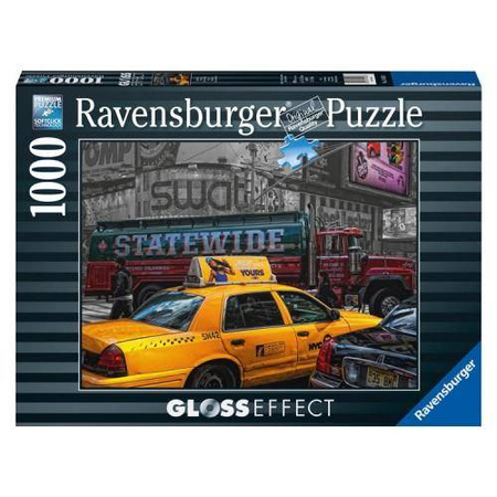 Puzzle 1000 Taksówki - błyszczące (Ravensburger)