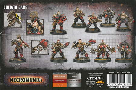 Necromunda Goliath Gang - zestaw modeli do gry