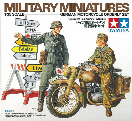 Tamiya 35241 German Motorcycle orderly set